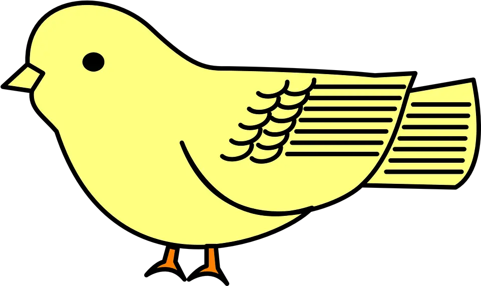 Download Cartoon Bird Hd Png Uokplrs Cartoon Yellow Bird Drawing Bird Png png