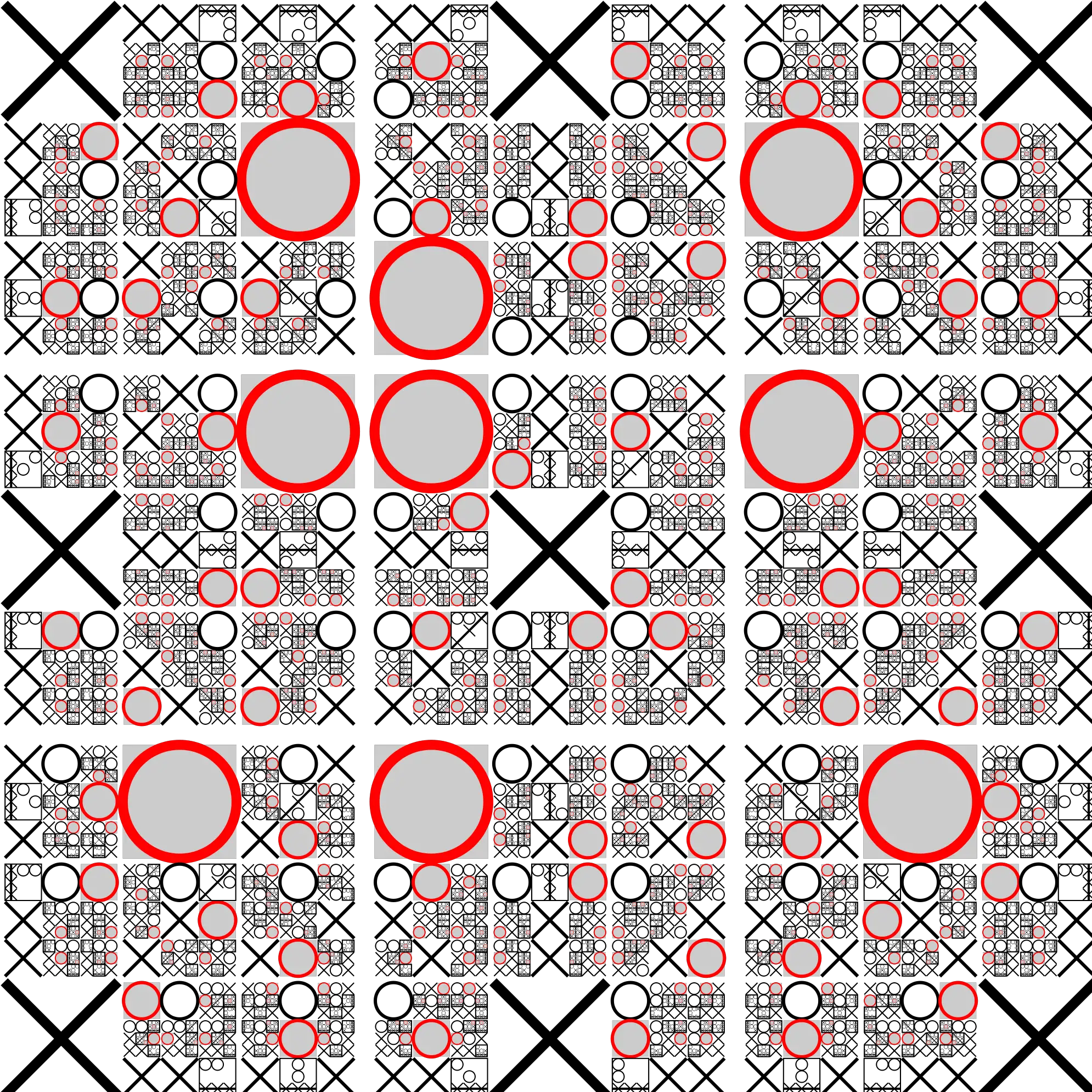Open Fractal Full Size Png Download Seekpng Tic Tac Toe Decision Tree Fractal Png