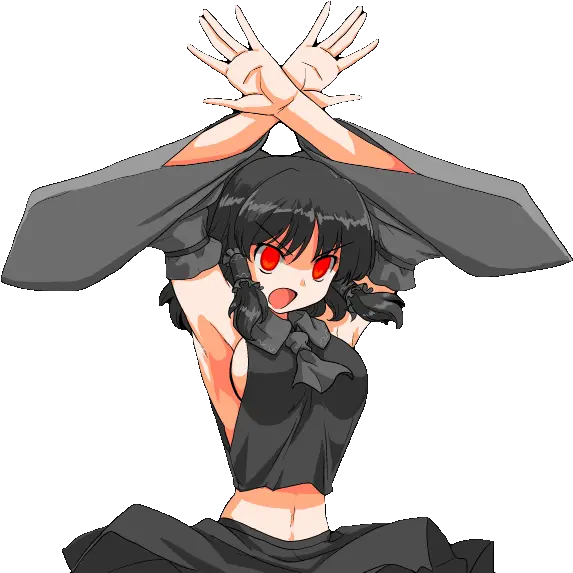 Femsub Glowing Eyes Mono Mugen Png Red Glowing Eyes Png