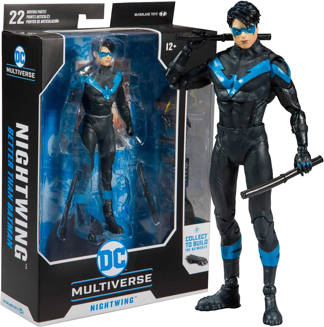 Batman Nightwing Dc Multiverse 7u201d Action Figure By Mcfarlane Dc Multiverse Nightwing Png Nightwing Png