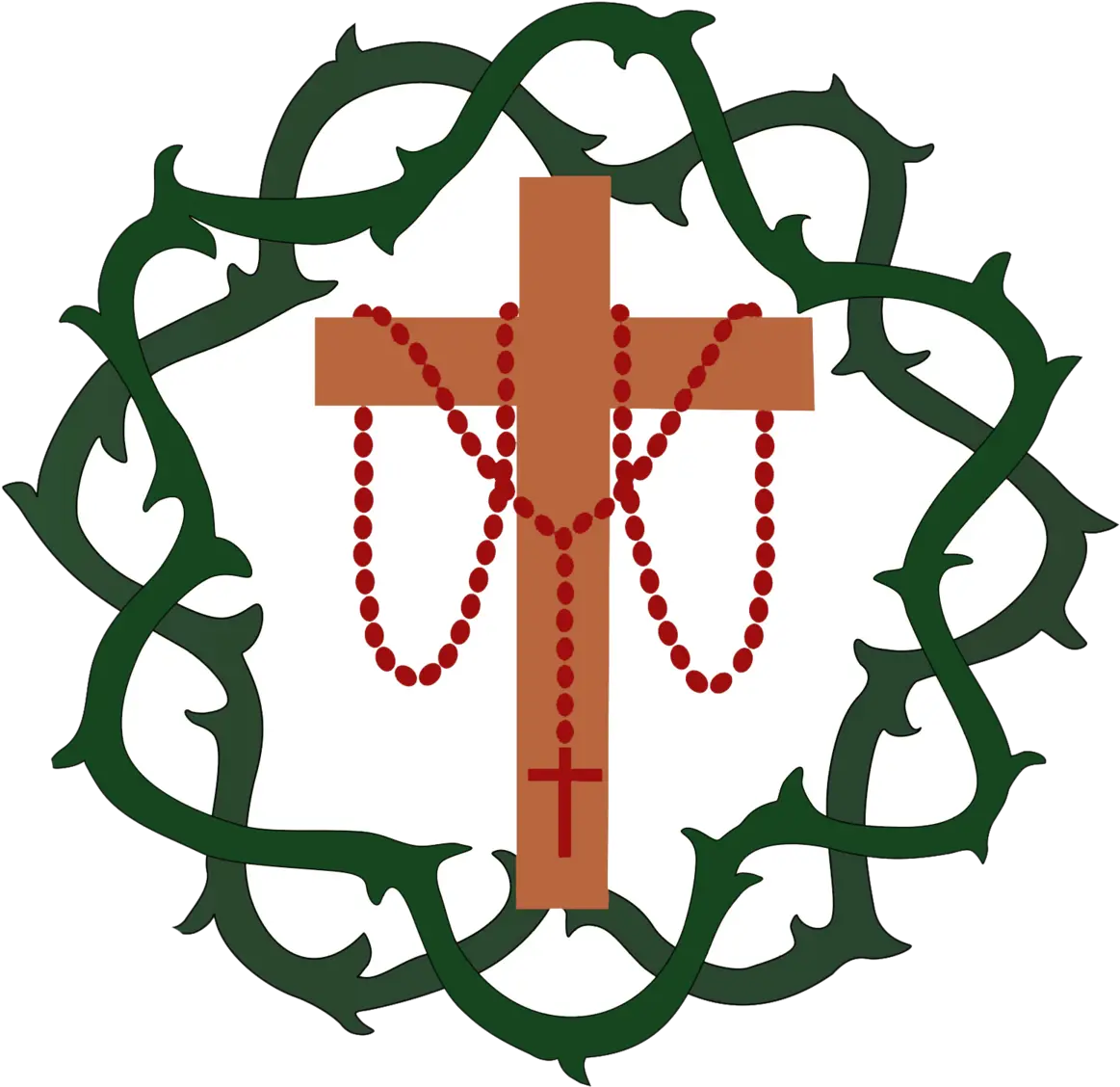 Escudo Hdad Rosario Cruz Con Rosario Animado Png Rosario Png