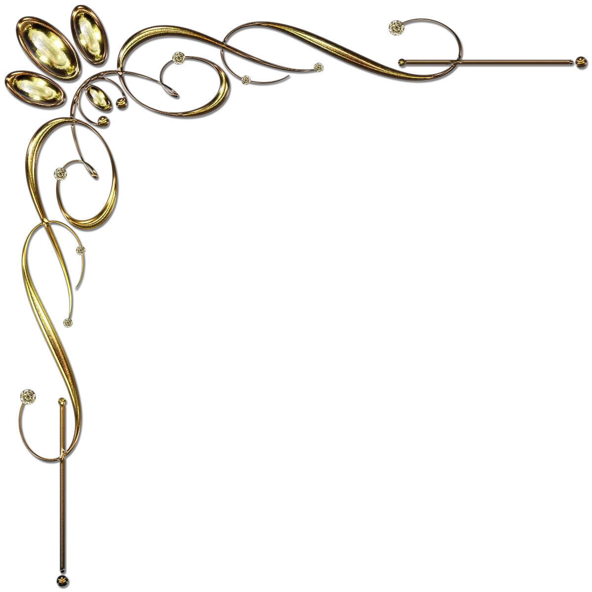 Download Vintage Corner Border Design Png Good Galleries Floral Gold Border Transparent Border Design Transparent Background png