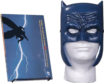 Dc Comics Batman The Dark Knight Returns Book U0026 Mask Set Batman The Dark Knight Returns Mask Png Batman Mask Transparent