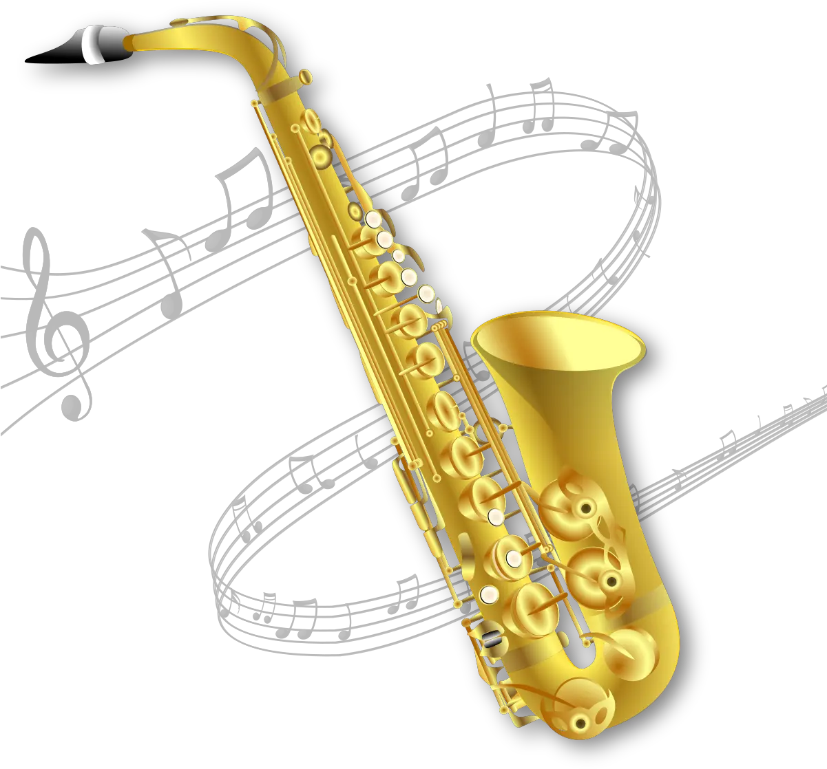 Download Clipart Transparent Background Clipart Transparent Background Saxophone Png Saxophone Transparent