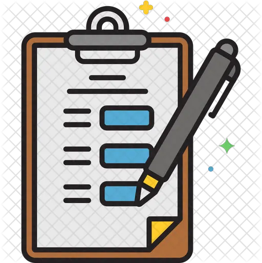 Fill Up Form Icon Of Colored Outline Fill Up Form Icon Png Up Png