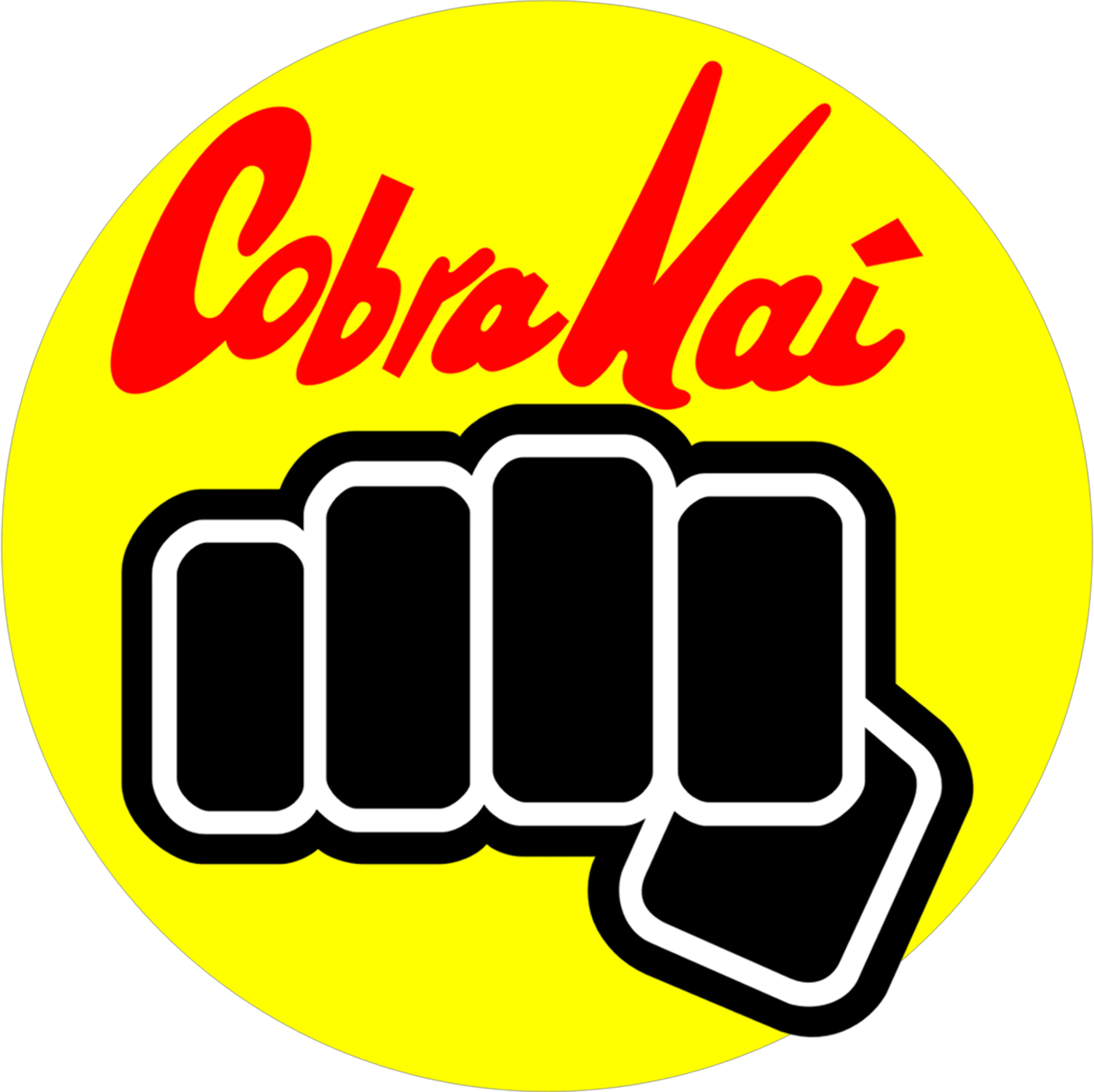 Download Hd Cobra Kai Logos Banner Free Cobra Kai Fist Puño Cobra Kai Png Cobra Logo Png