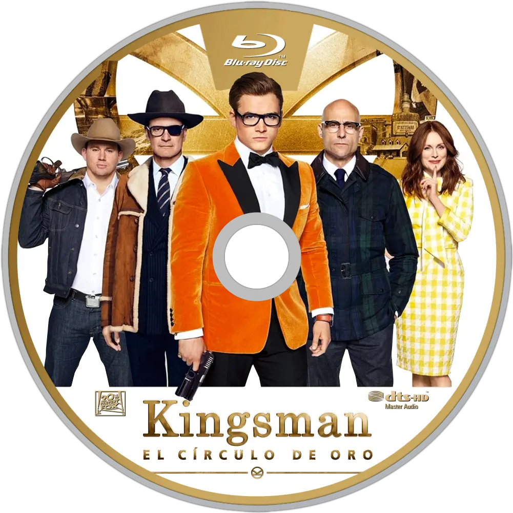 Download Hd The Golden Circle Bluray Disc Image Kingsman Kingsman Golden Circle Dvd Png Kingsman Logo Png
