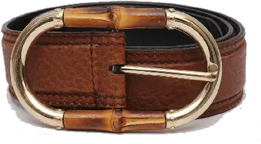 Gucci Bamboo Leather Belt Size 30 Solid Png Gucci Belt Png