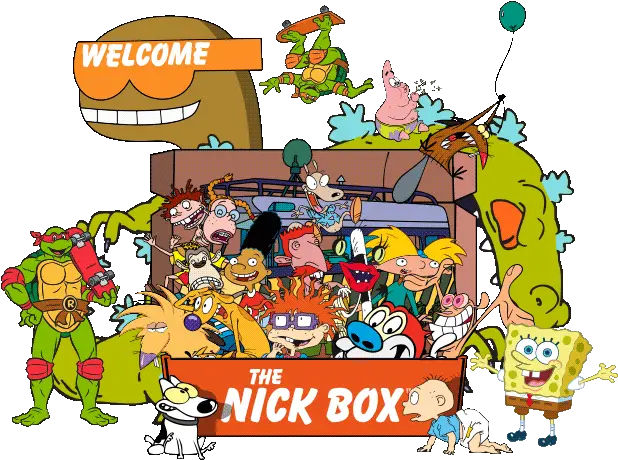 This Box Has Everything Your Childhood Self Wished For Nickelodeon Characters Png Nickelodeon Png