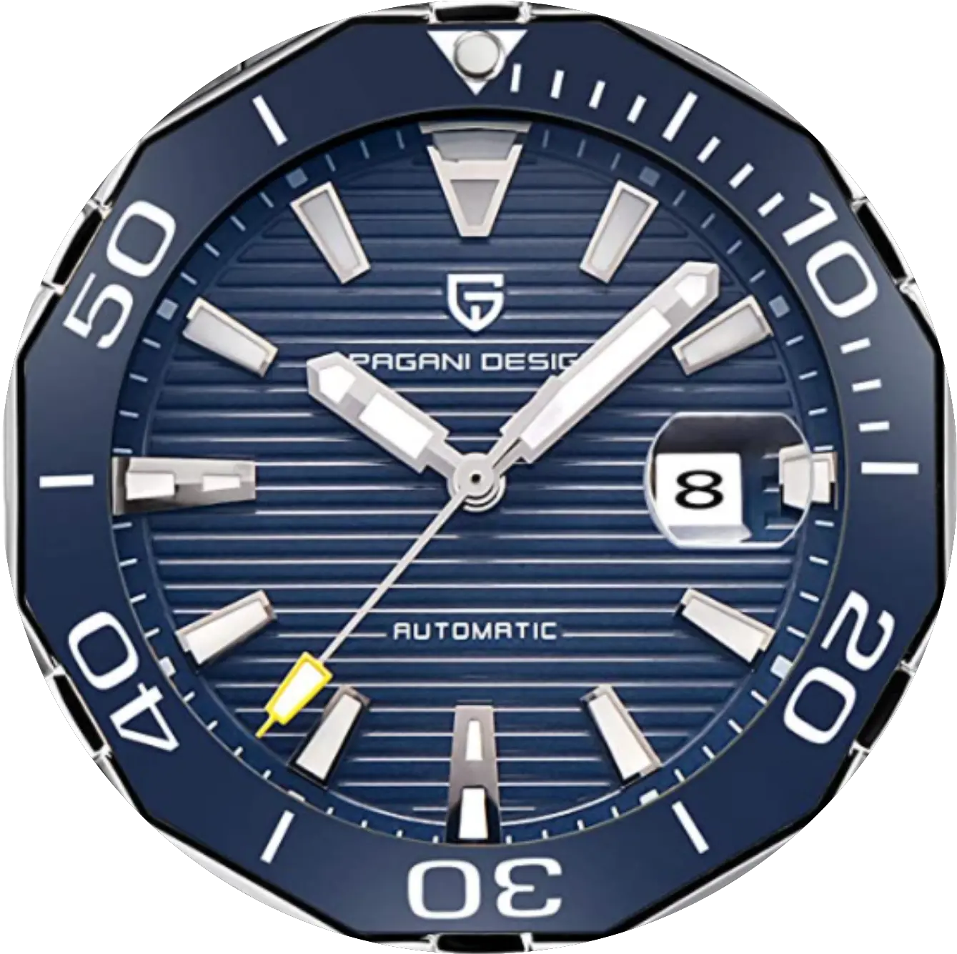 Pagani Design 1668 Mens Watch Hublot Classic Fusion Race 38 Grey Png Design Icon Watch