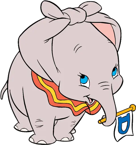 Free Dumbo Cliparts Download Clip Dumbo Ear Tied Up Png Dumbo Png