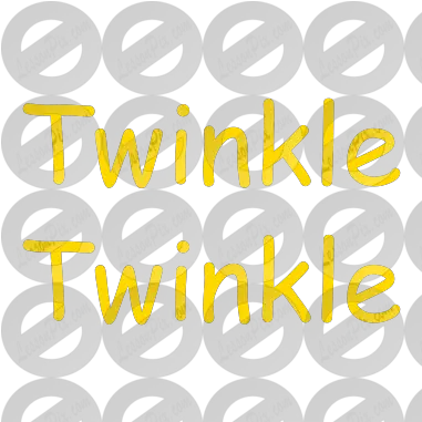 Twinkle Stencil For Classroom Therapy Use Great Horizontal Png Twinkle Png