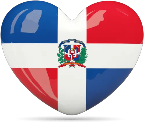 Heart Icon Download Flag Of Dominican Republic Dominican Flag Heart Favorite Heart Icon Transparent PNG