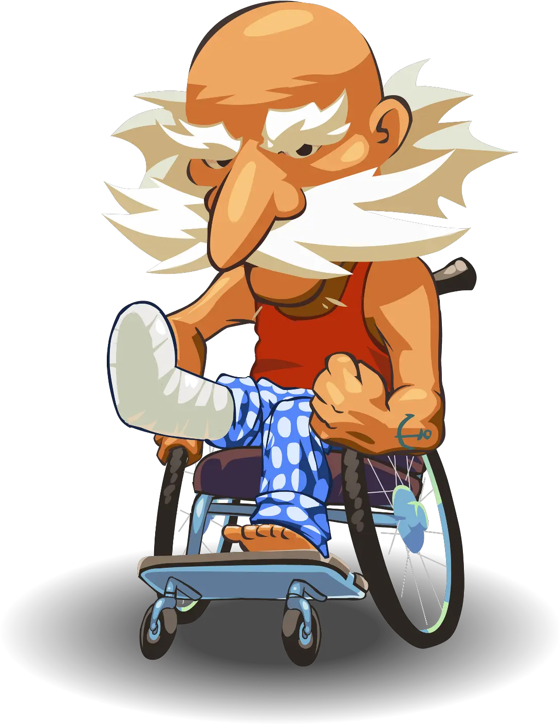 Download Hd 120 Level Full Of Undead Wheelchair Grandpa Abuelo En Silla De Ruedas Png Grandpa Png