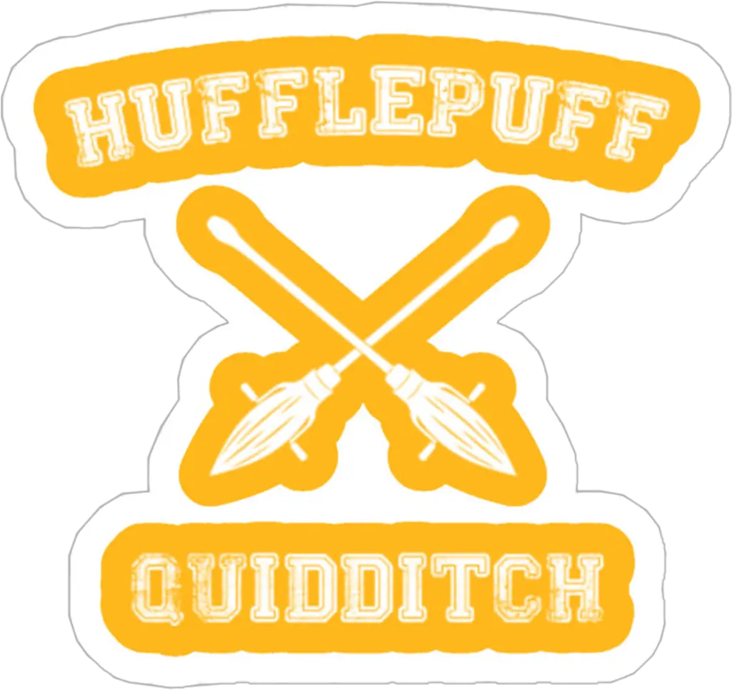 Hufflepuff Quidditch Icon Sticker Hogwarts Harrypotter Illustration Png Hufflepuff Png