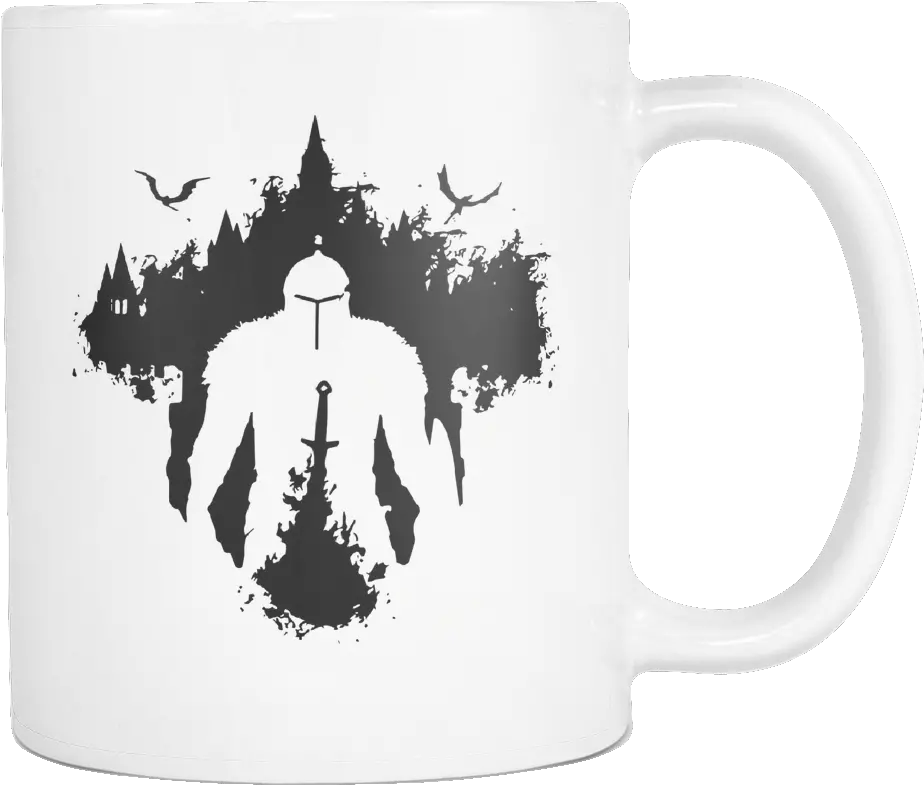 Dark Souls Mug Praise The Sun Solaire 3 Artorias Bloodborne Ornstein Art Bonfire Of Astora Estus Dark Souls Silhouette Png Dark Souls 3 Png