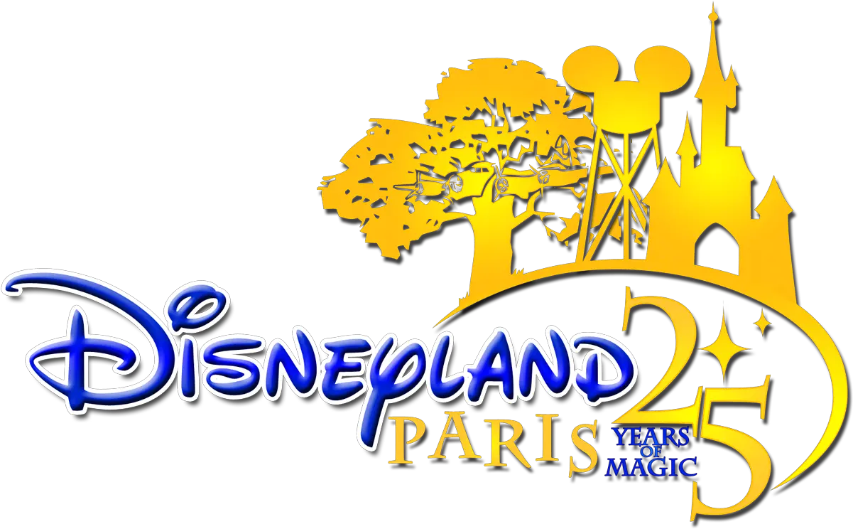 25 Years Magic Png Logo Disneyland Paris Logo Transparent Disneyland Png