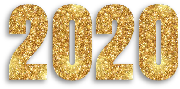 2020 Year Png 2020 Glitter Background Png