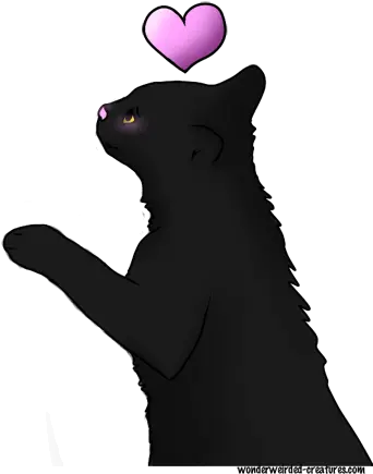 Black Cat Cartoon Valentine Cartoonechou0027s Cute Lovely Png Black Cat Clipart Png
