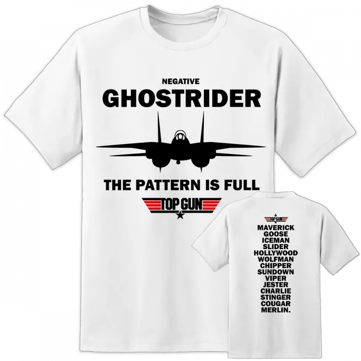 Mens Negative Ghostrider Top Gun T Shirt Top Gun Png Top Gun Png