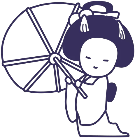 Geisha Stroke Transparent Png U0026 Svg Vector Girly Geisha Icon Png