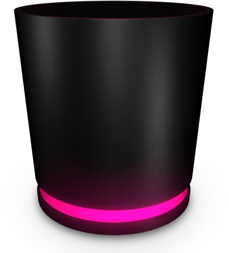 Pink Glow Icon 512x512px Ico Png Icns Free Download Cylinder Trashcan Icon