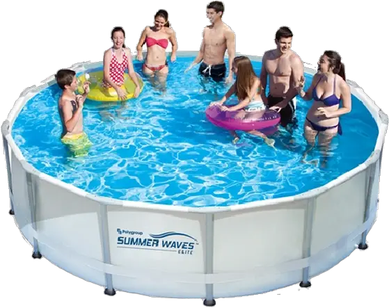 Summer Waves Elite Round Metal Frame Pool U2013 Polygroup Help Summer Waves Elite Pool Png Pool Water Png