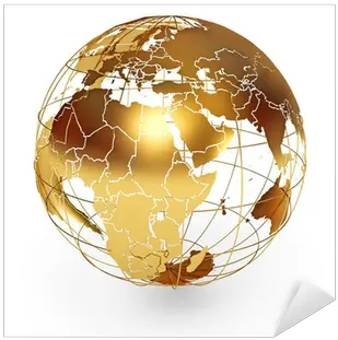 Golden Globe Icon Isolated We Live To Change Transparent Background Globe Icon Png Google Globe Icon