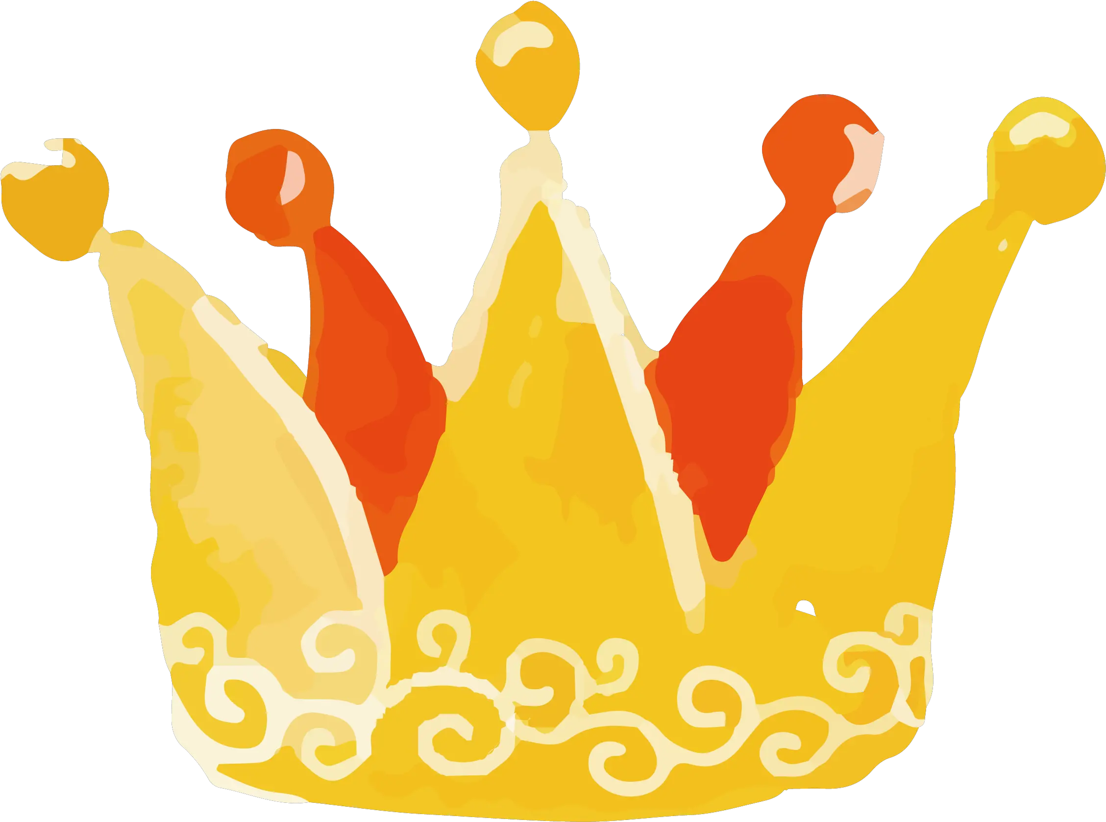 Yellow Crown Png Fairytale Clipart Yellow Crown Happy Crown Png Clipart