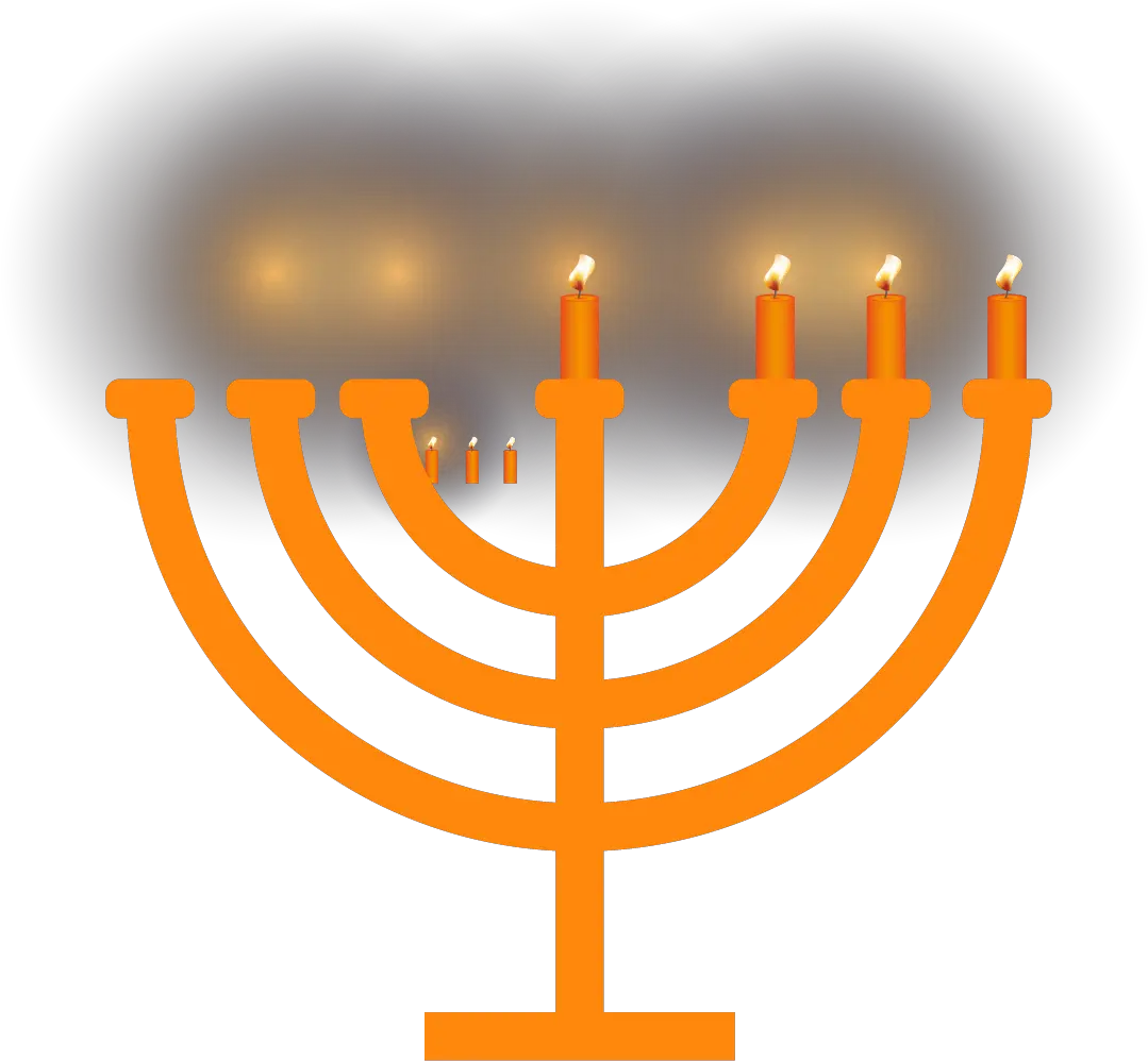 Menorah Candle Clip Art Twisted Messianic Png Hanukkah Png