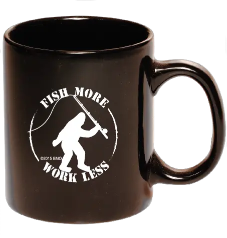 Bmo Original Fish More Work Less 11 Oz Coffee Mug Logo Make Levees Not War Png Coffee Cup Logo