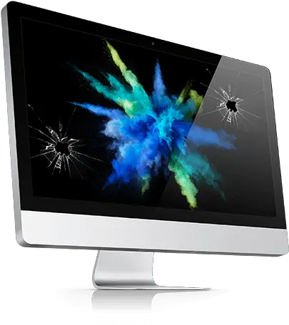 Download Hd A Picture Of An Apple Imac Max Out Macbook Pro Png Broken Screen Png