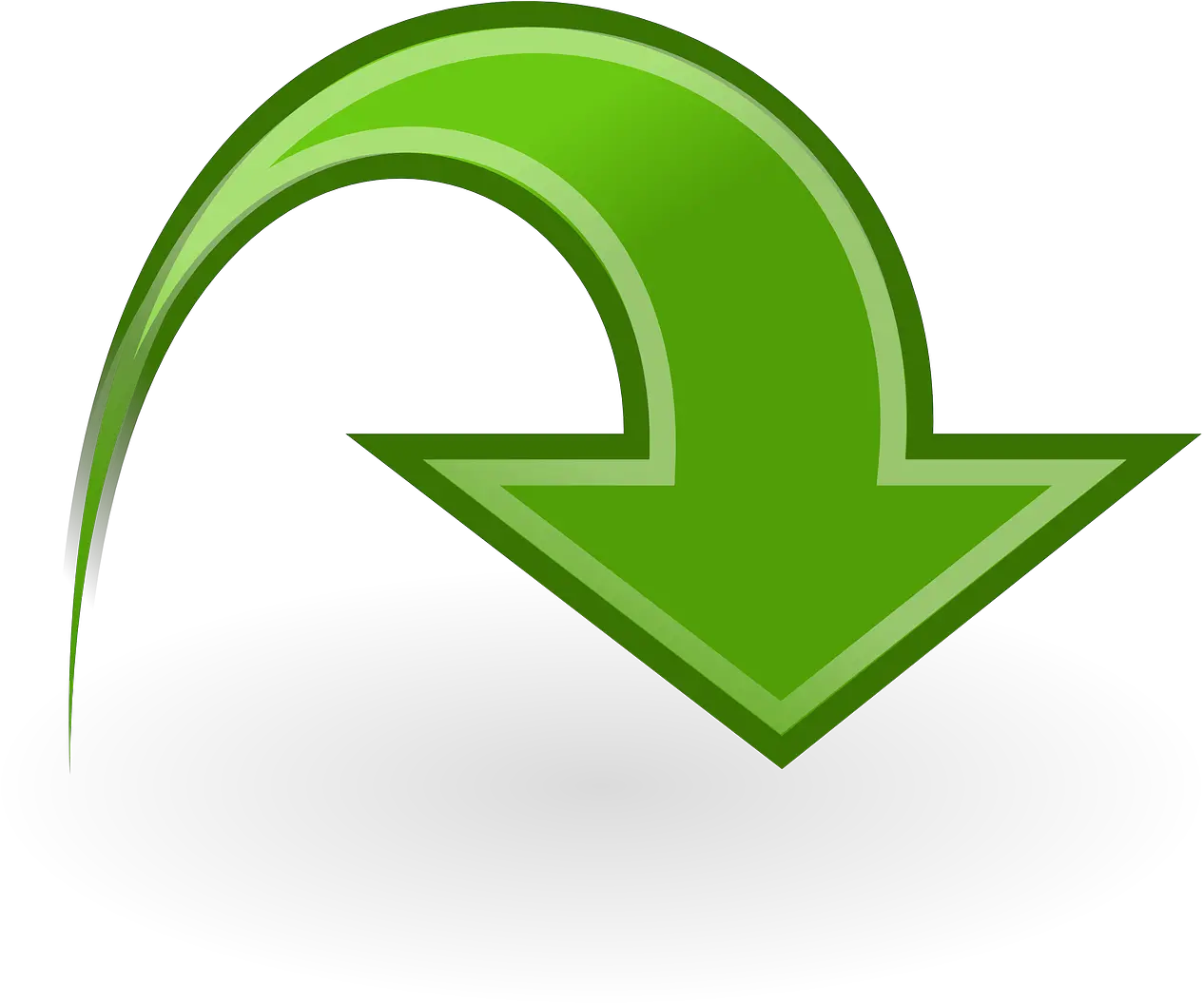 Redo Arrow Green Jump Arrow Png Arrow Sign Png png