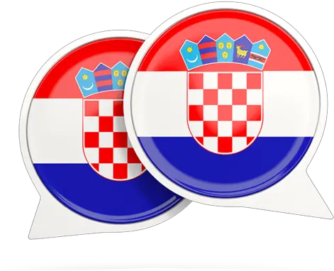 Round Chat Icon Illustration Of Flag Croatia Transparent Croatia Flag Circle Png Red Chat Icon