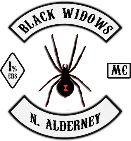 Gang Stuff Label Png Black Widow Logo Png