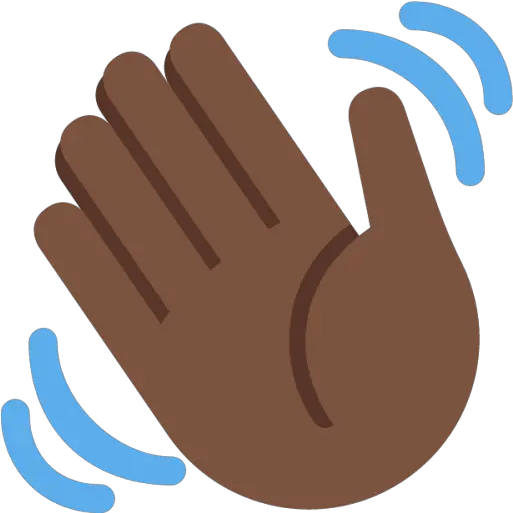 Waving Hand Sign Tone 5 Emoji Download For Free U2013 Iconduck Hand Wave Emoji Png Hand Waving Icon