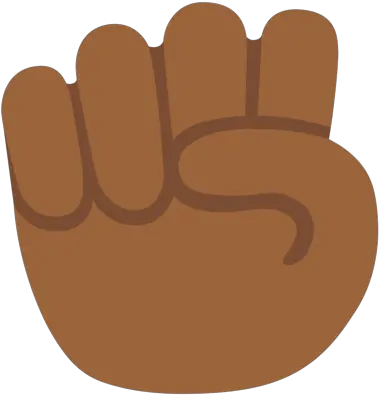 Raised Fist Medium Dark Skin Tone Emoji Puños En Alto En Todos Los Tonos De Piel Png Black Power Fist Png