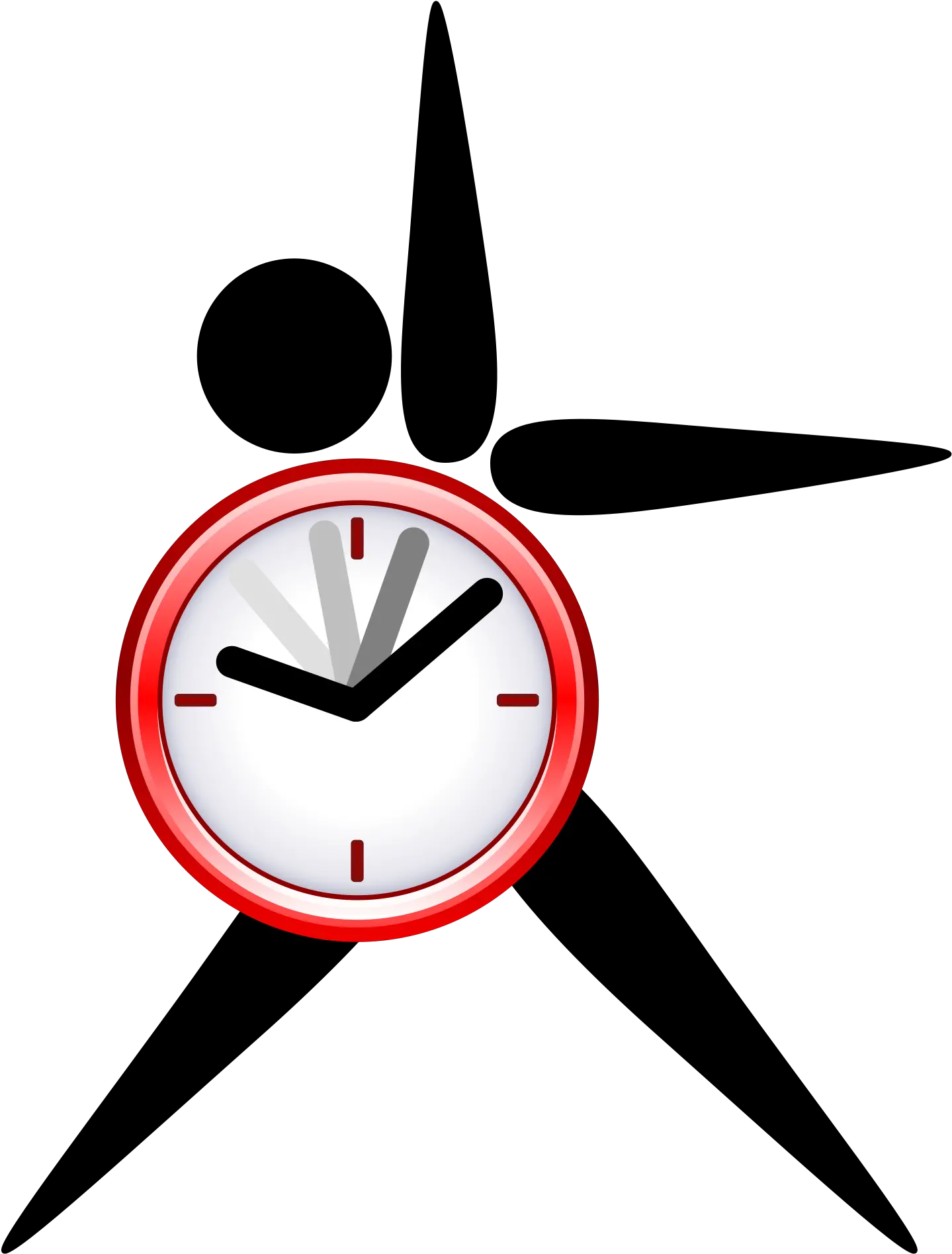 Open Clock Clipart Full Size Clipart 3260969 Pinclipart Handball Clock Png Clock Clipart Png