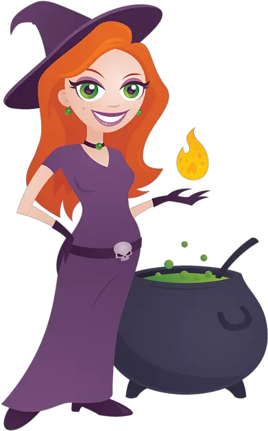 Pretty Witch With Cauldron T Shirt For Sale By John Schwegel Magician Png Cauldron Icon