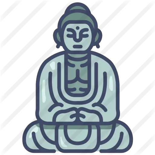 Great Buddha Free Architecture And City Icons Cartoon Png Architecture Icon Png