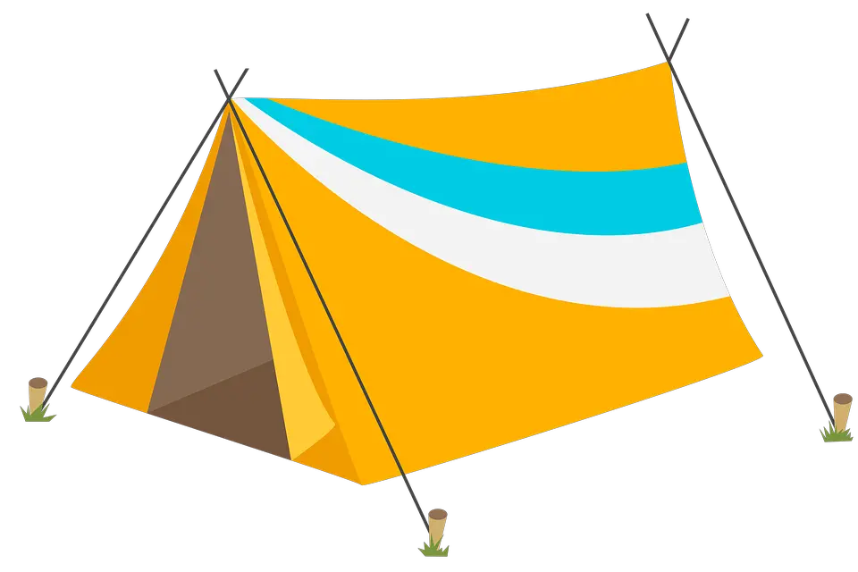 Yellow Tent Png Image Tienda De Campaña Dibujo Png Tent Png