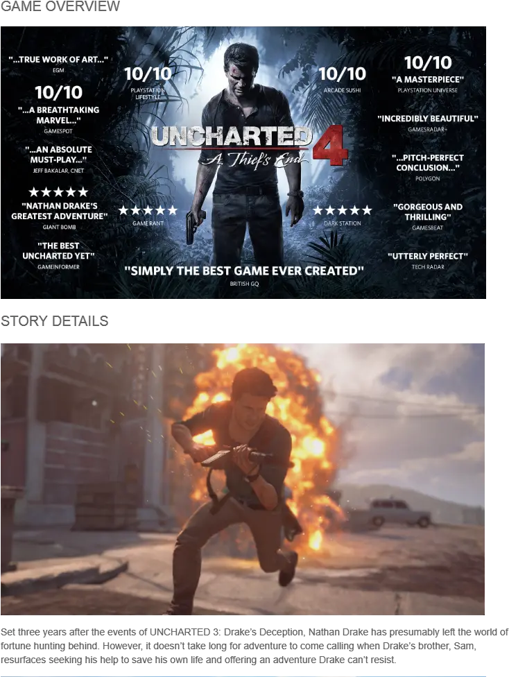 Ps4 Uncharted 4 A Thiefs End Ralleng Poster Png Uncharted 4 Png