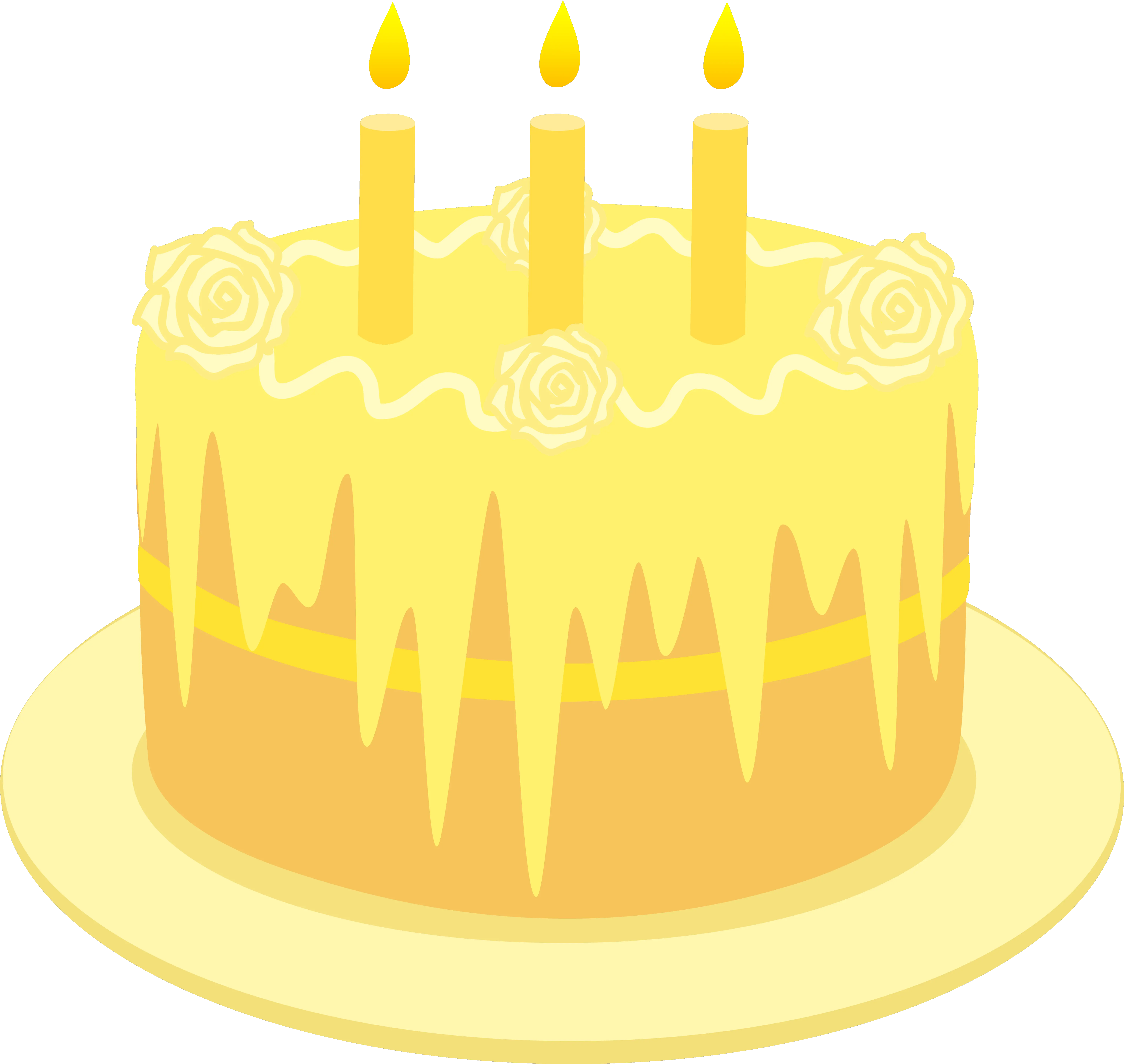 Lemon Birthday Cake With Candles Yellow Birthday Cake Png Yellow Birthday Cake Png Birthday Cake Png png