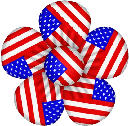 Usa Flag Flower Decor Png Clipart Flag Flower Clip Art Fourth Of July Png