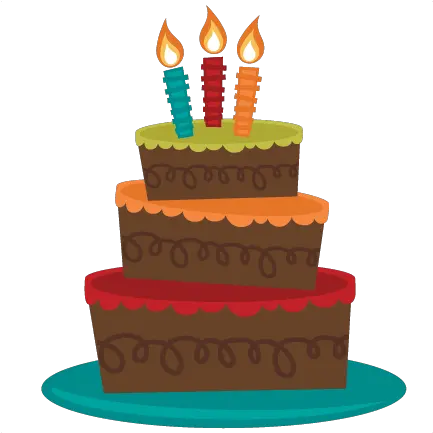 Download Hd Vector Library Tiered Birthday Cake Clipart No Background Png Birthday Cake Clipart Transparent Background