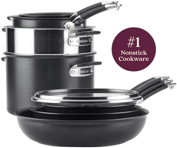 10 Piece Cookware Set Anolon Png Two Infinity Stack Icon
