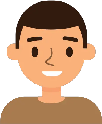 Avatar Face Man Boy Male Profile Smiley Happy People Png Flat Icon