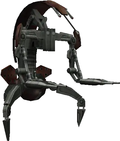 Download Droideka Star Metal Wars Droid Military Robot Png Star Wars Battlefront Png