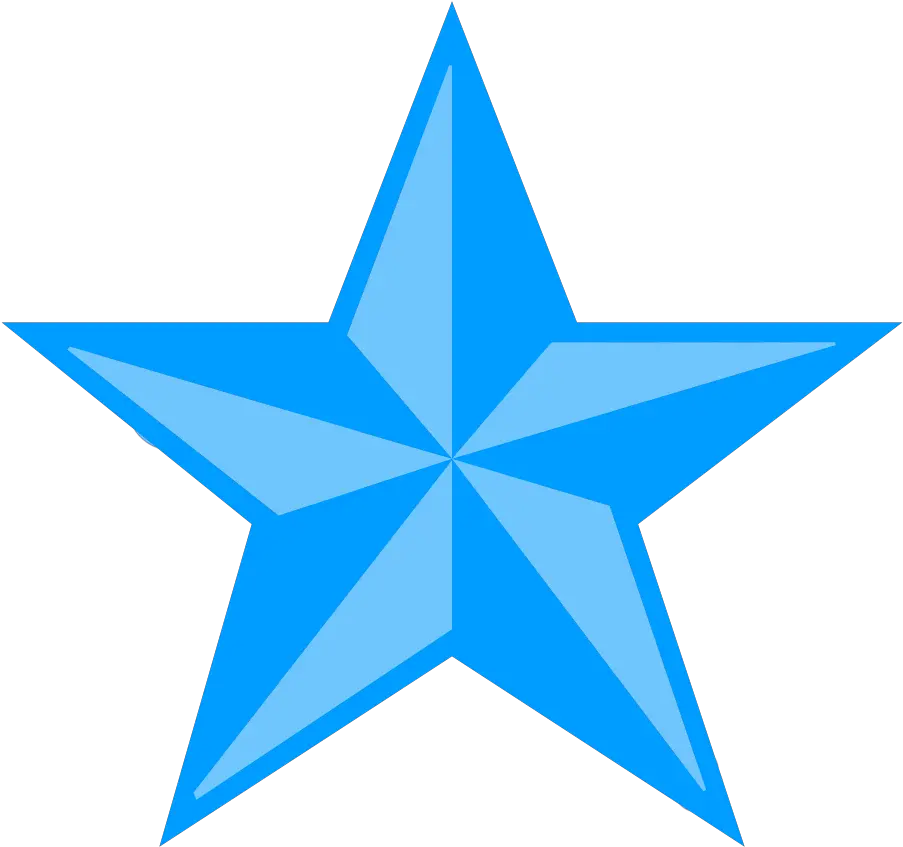 3d Blue Star Png Blue And Green Nautical Star Nautical Png