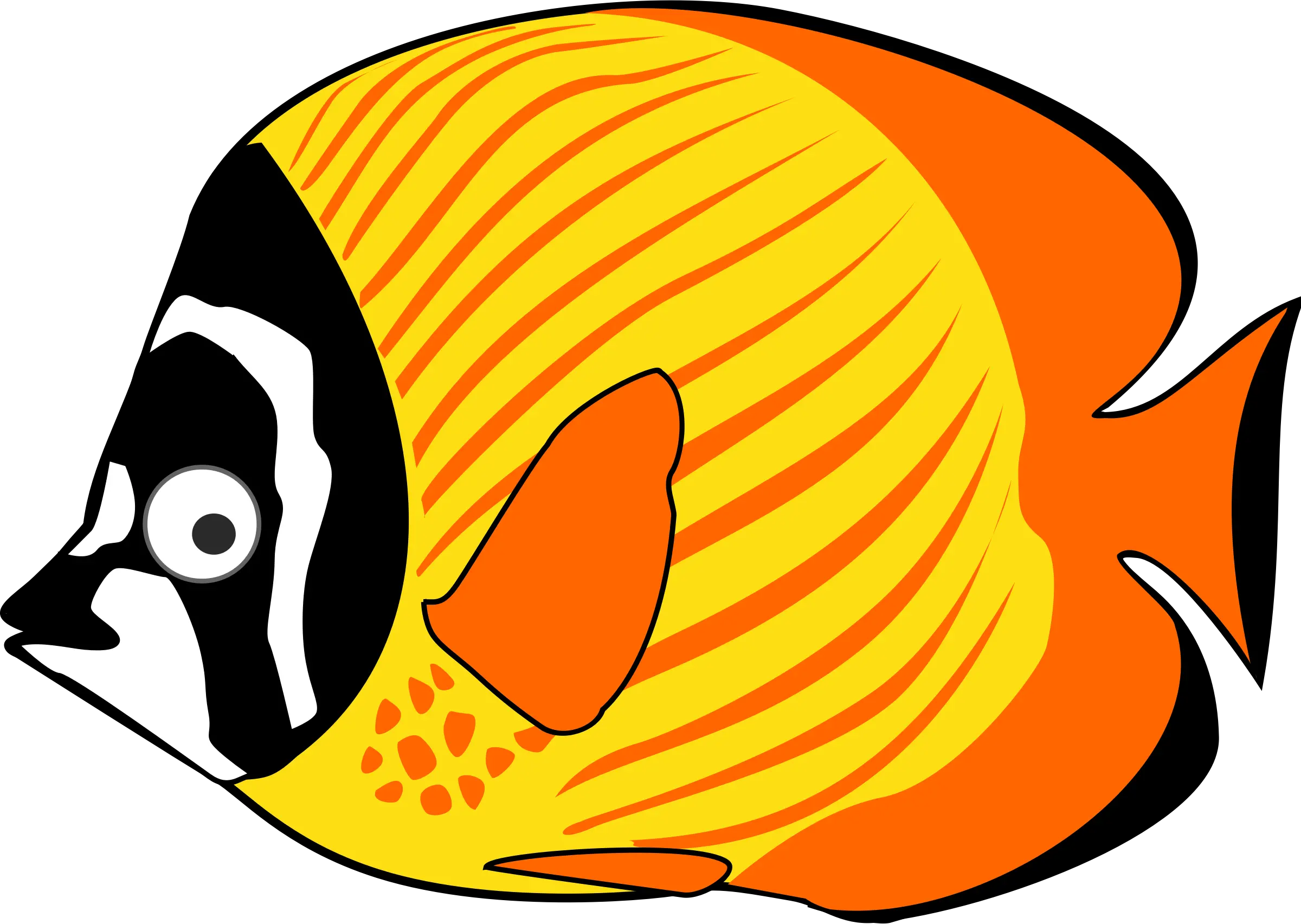 Tropical Ocean Fish Free Svg Clip Art Sea Creatures Png Ocean Fish Png